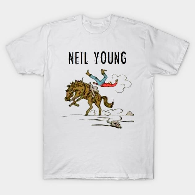 neil young T-Shirt by Stubbs Letterpress